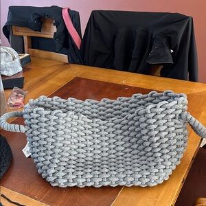 Cloud Island Gray Woven Tote